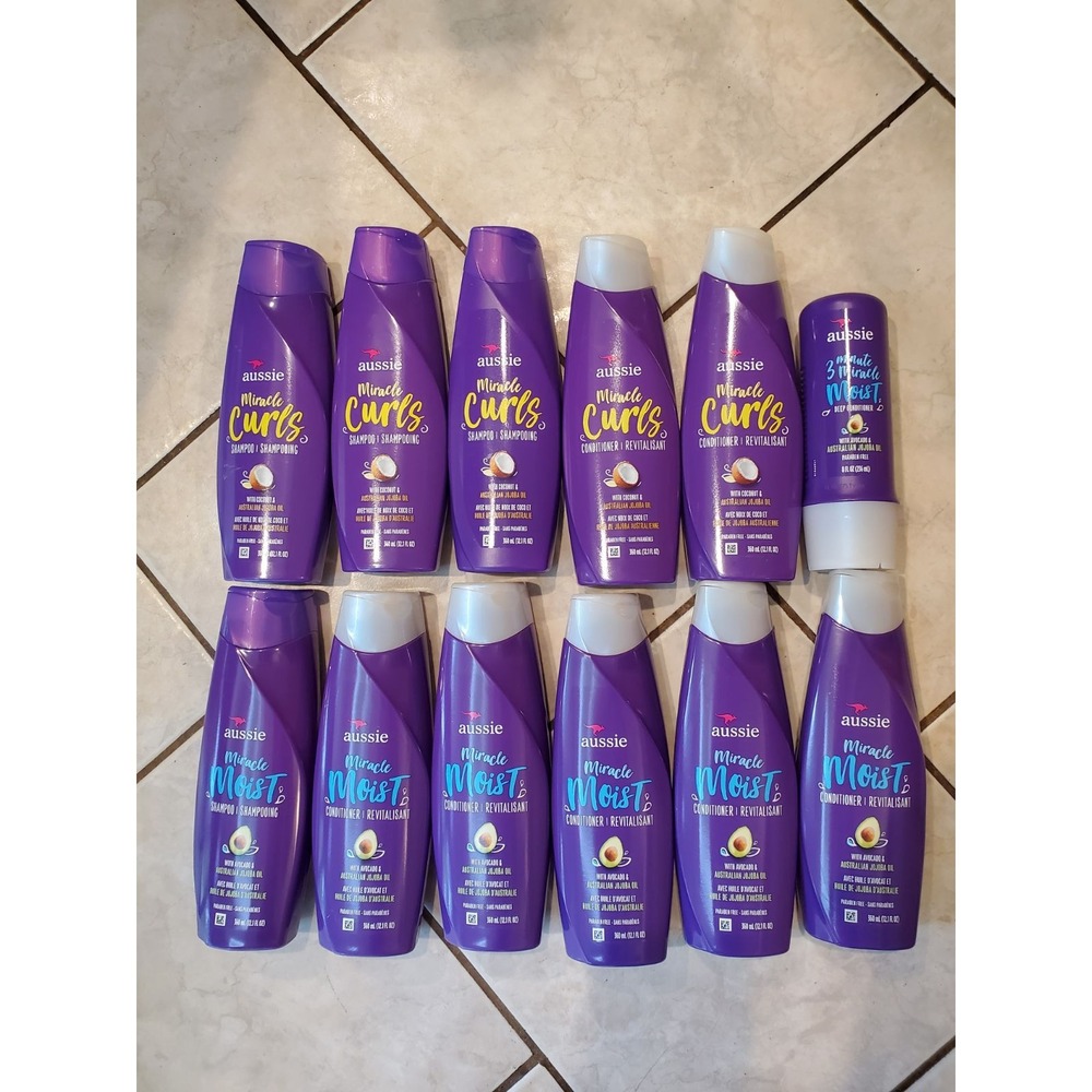 12 aussie shampoo conditoners new